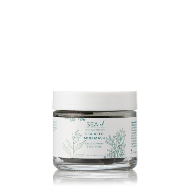 Image of our Mud Mask, with a blank white backrgound. One of the items inside the bundle.