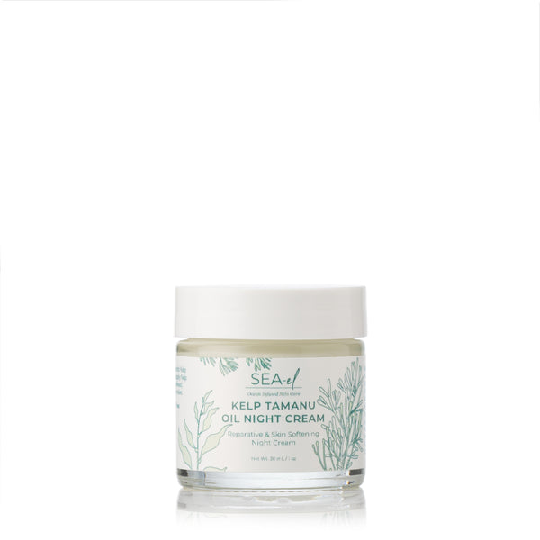 Image of our face Night Creamr, with a blank white backrgound. One of the items inside the bundle.